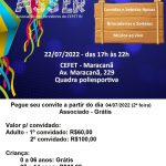 Pegue seu convite na Secretaria da Asser a partir de segunda-feira!